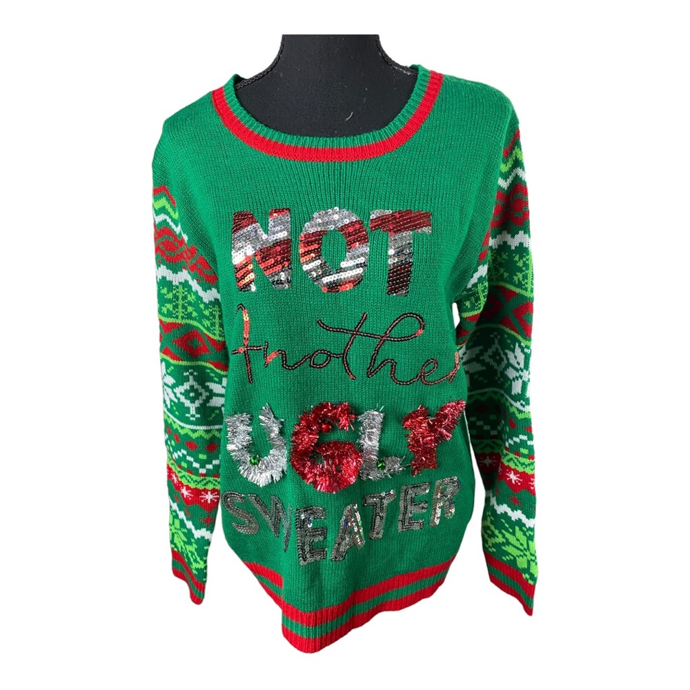 No Boundaries Ugly Christmas Sweater Size 15